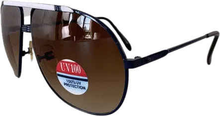00's Does 70's Navy Aviator Sunglasses