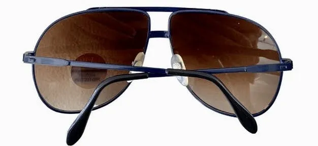 00's Does 70's Navy Aviator Sunglasses