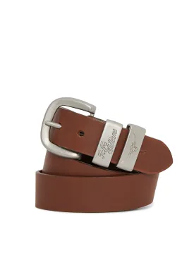 1 1/2" Solid Hide Belt - Dark Tan