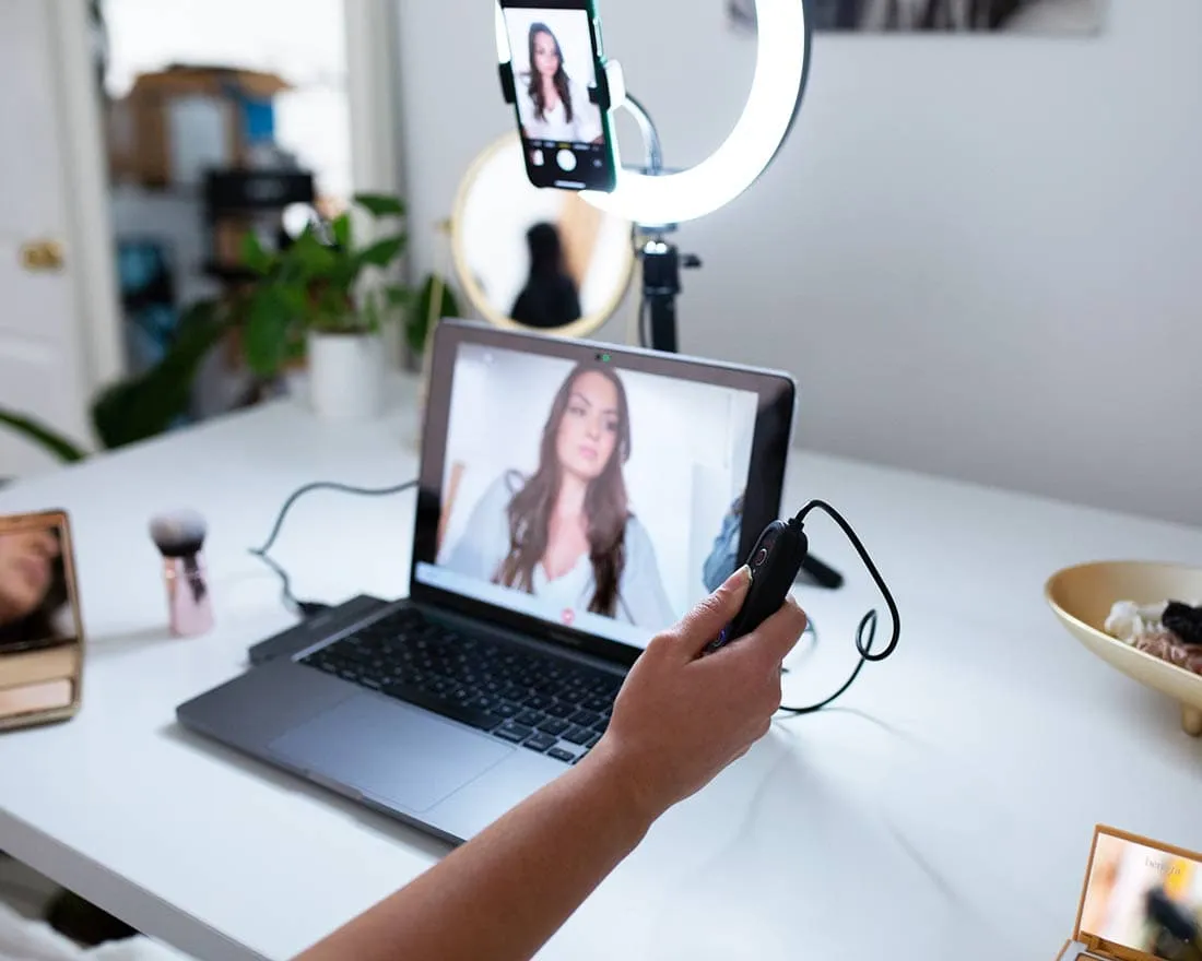 10" LED Ring Light Portable Zoom Meeting Desk RGB - Unicorn