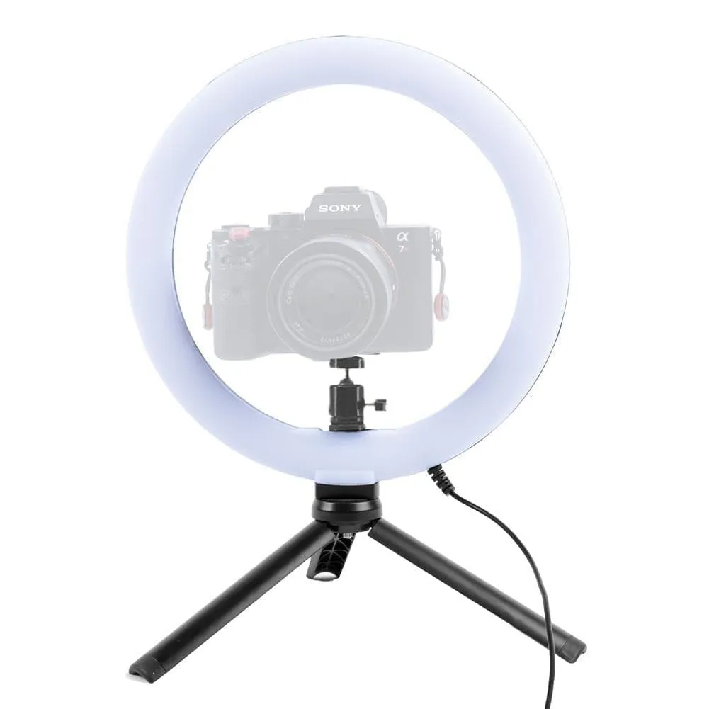 10" LED Ring Light Portable Zoom Meeting Desk RGB - Unicorn