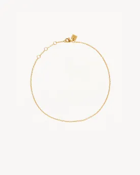 18k Gold Vermeil Infinity Anklet
