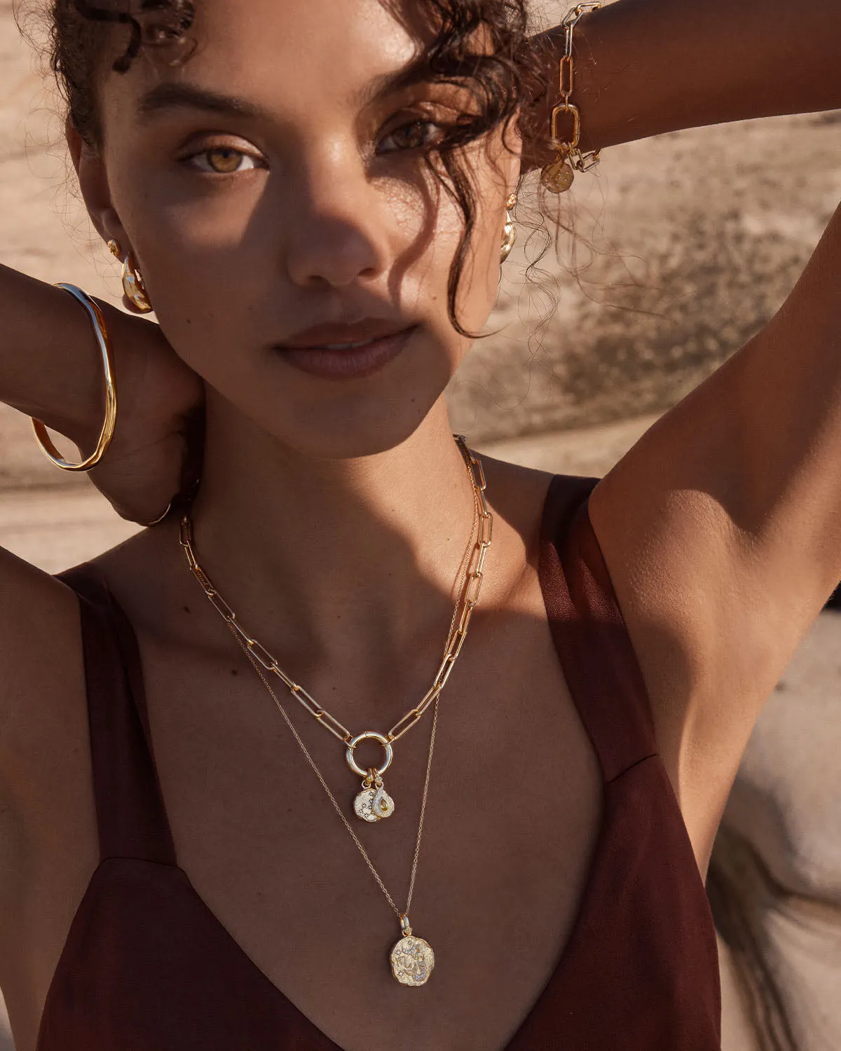 18k Gold Vermeil She is Zodiac Necklace - Scorpio