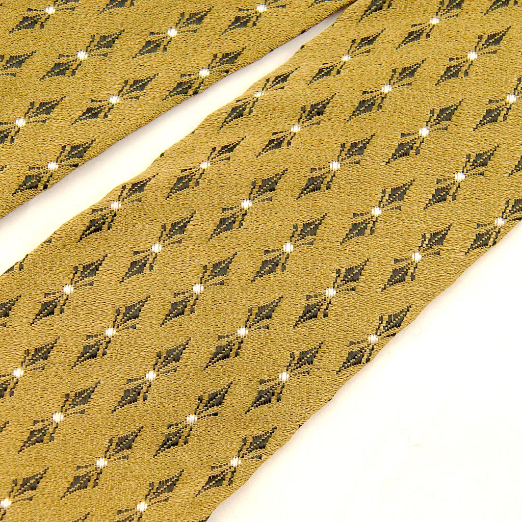1950s Gold & Navy Tie