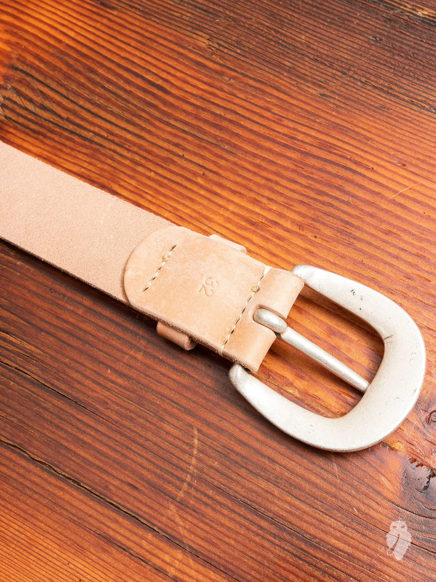 6210 Wild Leather Belt in Natural