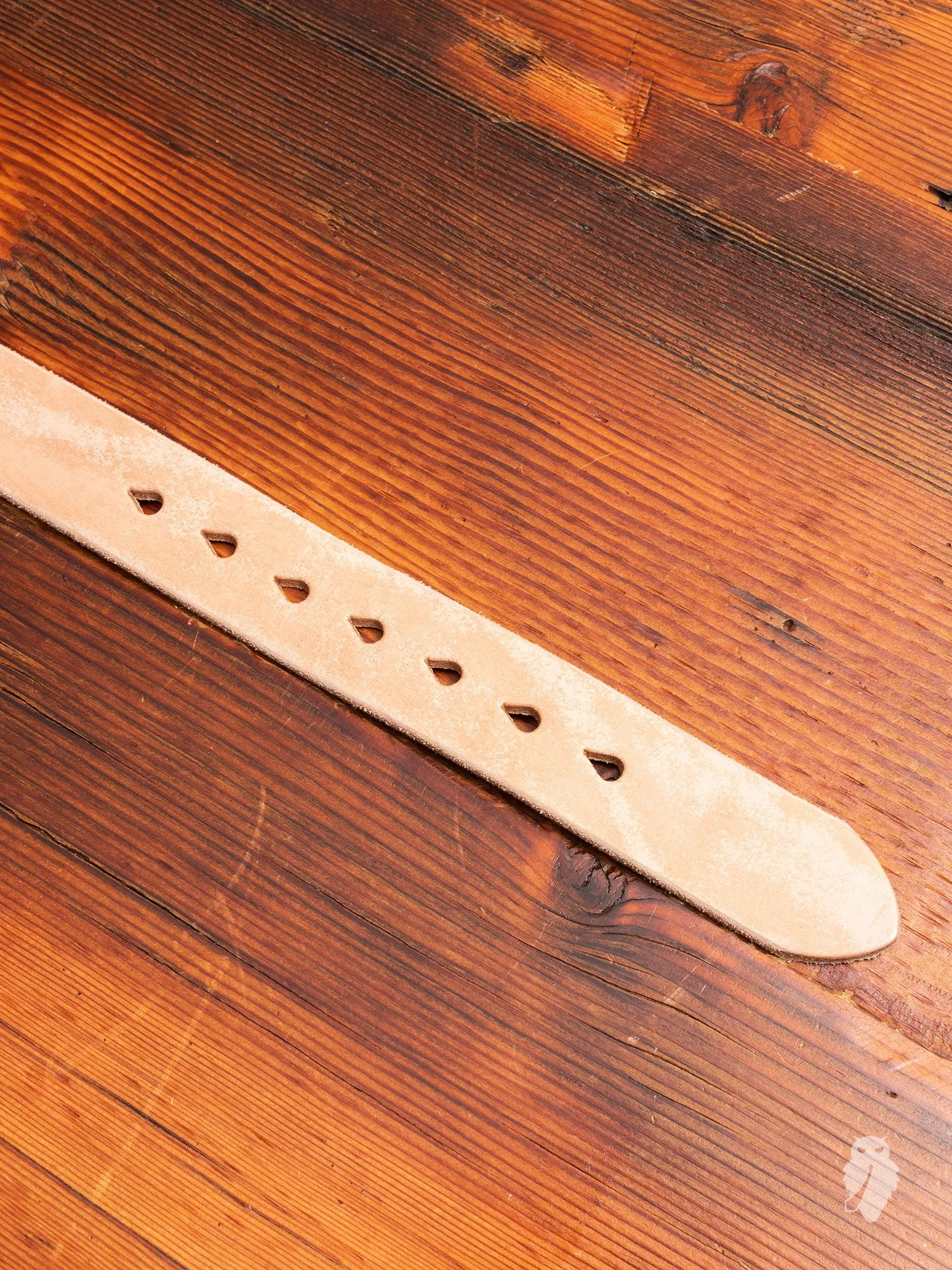 6210 Wild Leather Belt in Natural