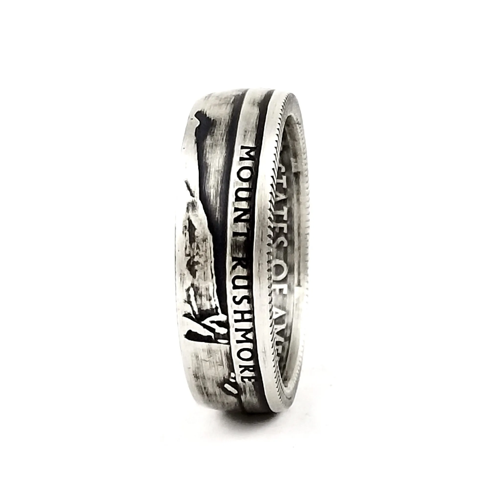 90% Silver Mount Rushmore National Park Quarter Ring