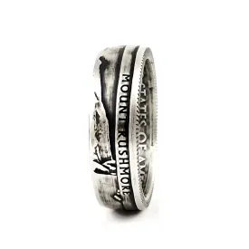 90% Silver Mount Rushmore National Park Quarter Ring