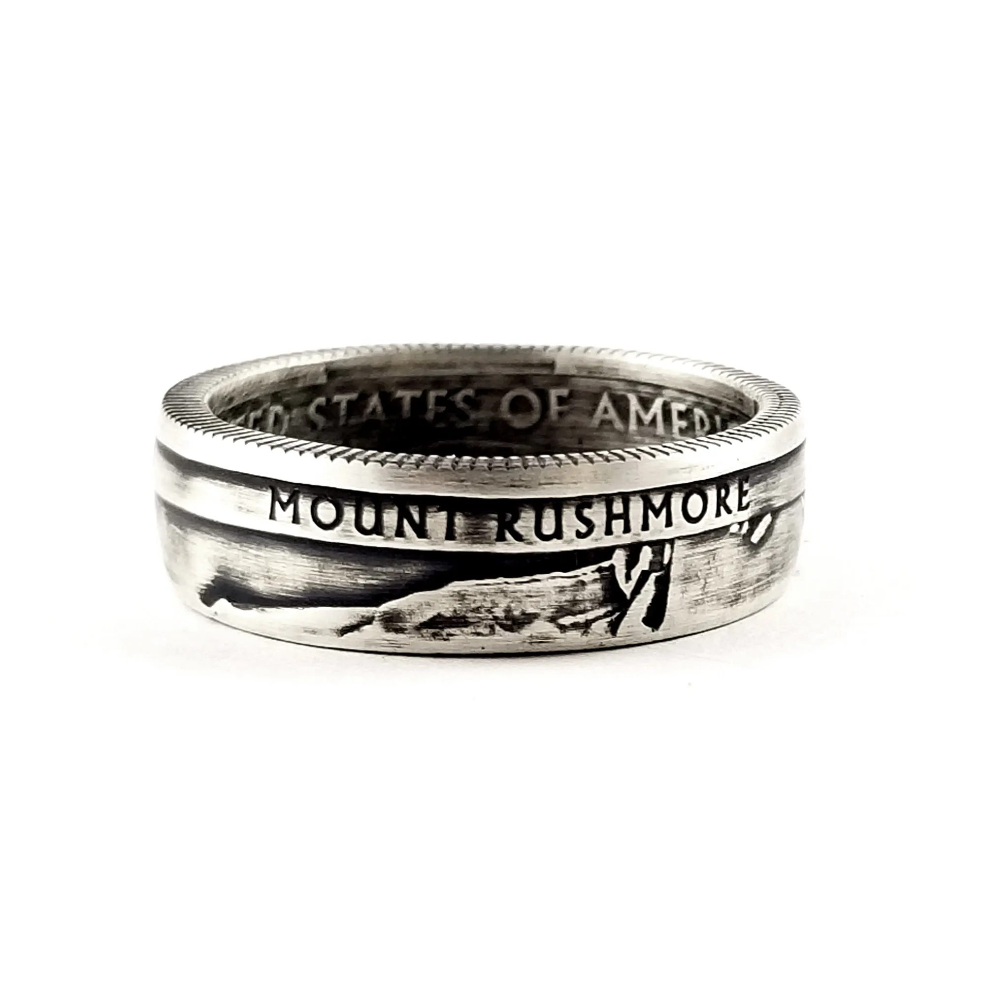 90% Silver Mount Rushmore National Park Quarter Ring