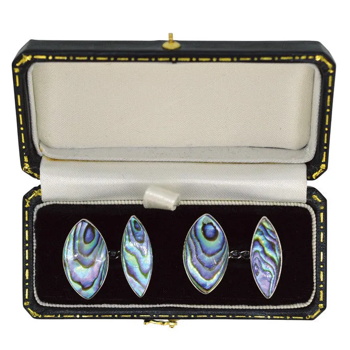 Abalone Cuff Links