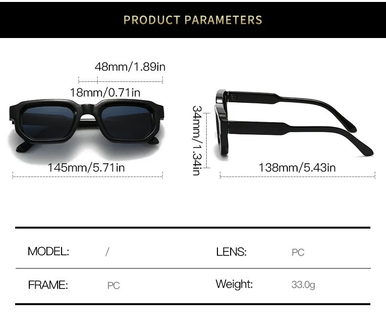 Adonis Unisex Glasses - Black