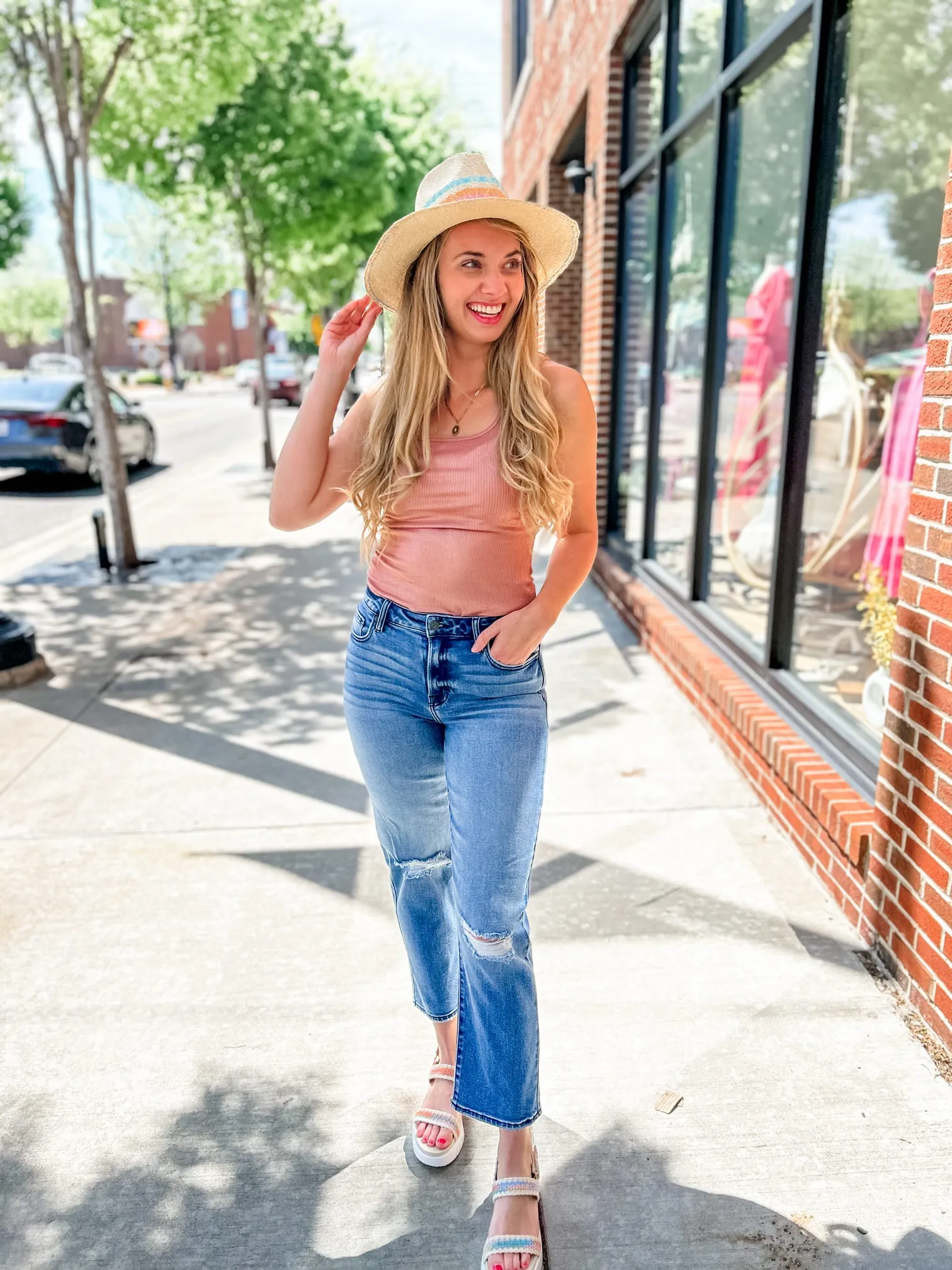 Alexis Colorful Beach Hat
