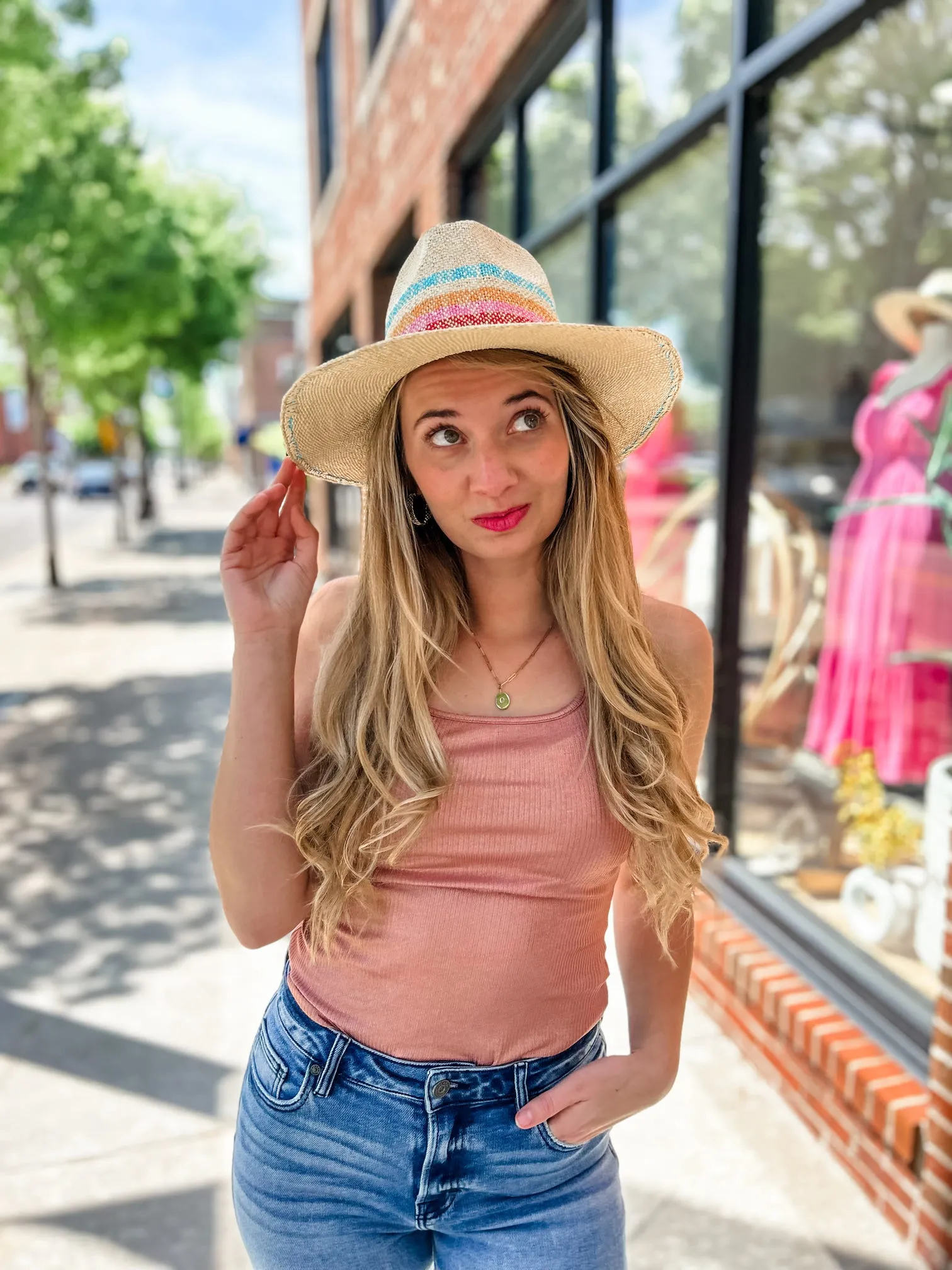 Alexis Colorful Beach Hat