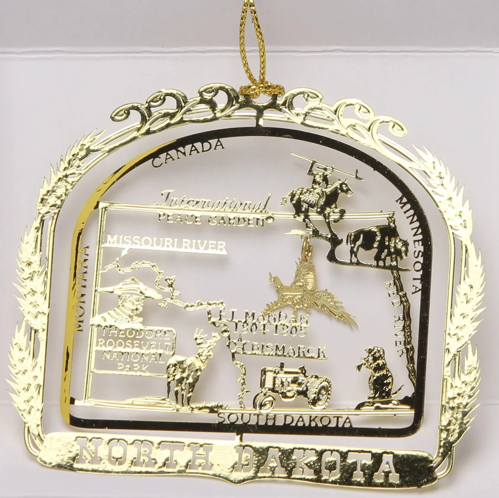 ALL 50 State Collectible Brass Ornaments SET