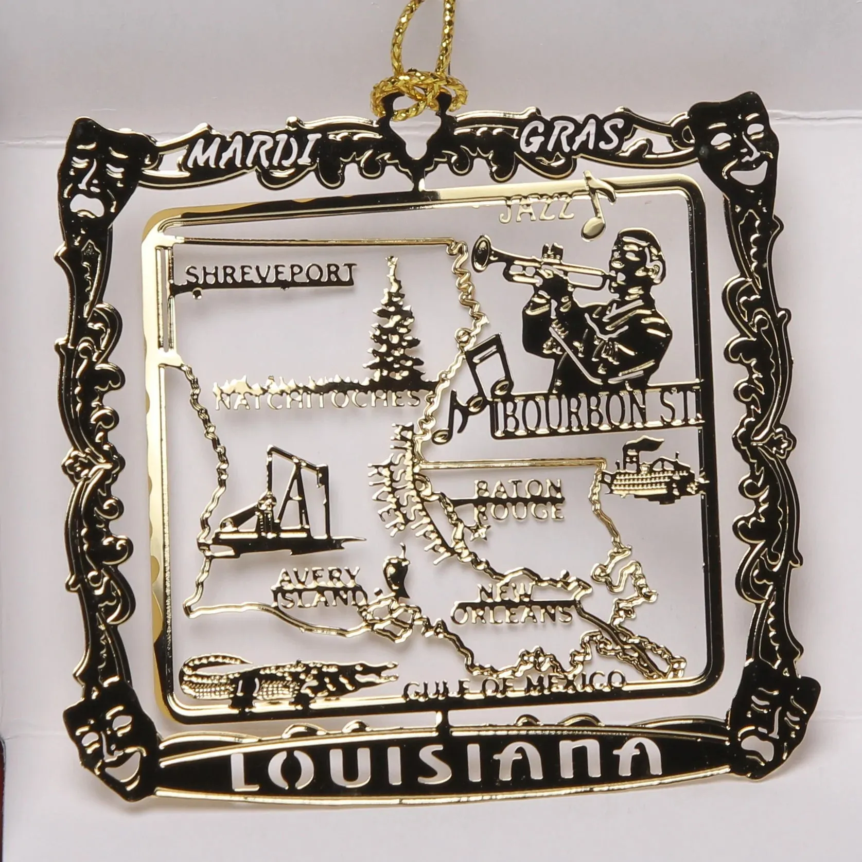 ALL 50 State Collectible Brass Ornaments SET