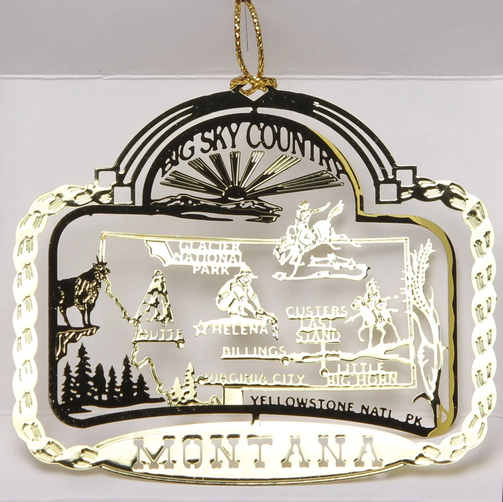 ALL 50 State Collectible Brass Ornaments SET