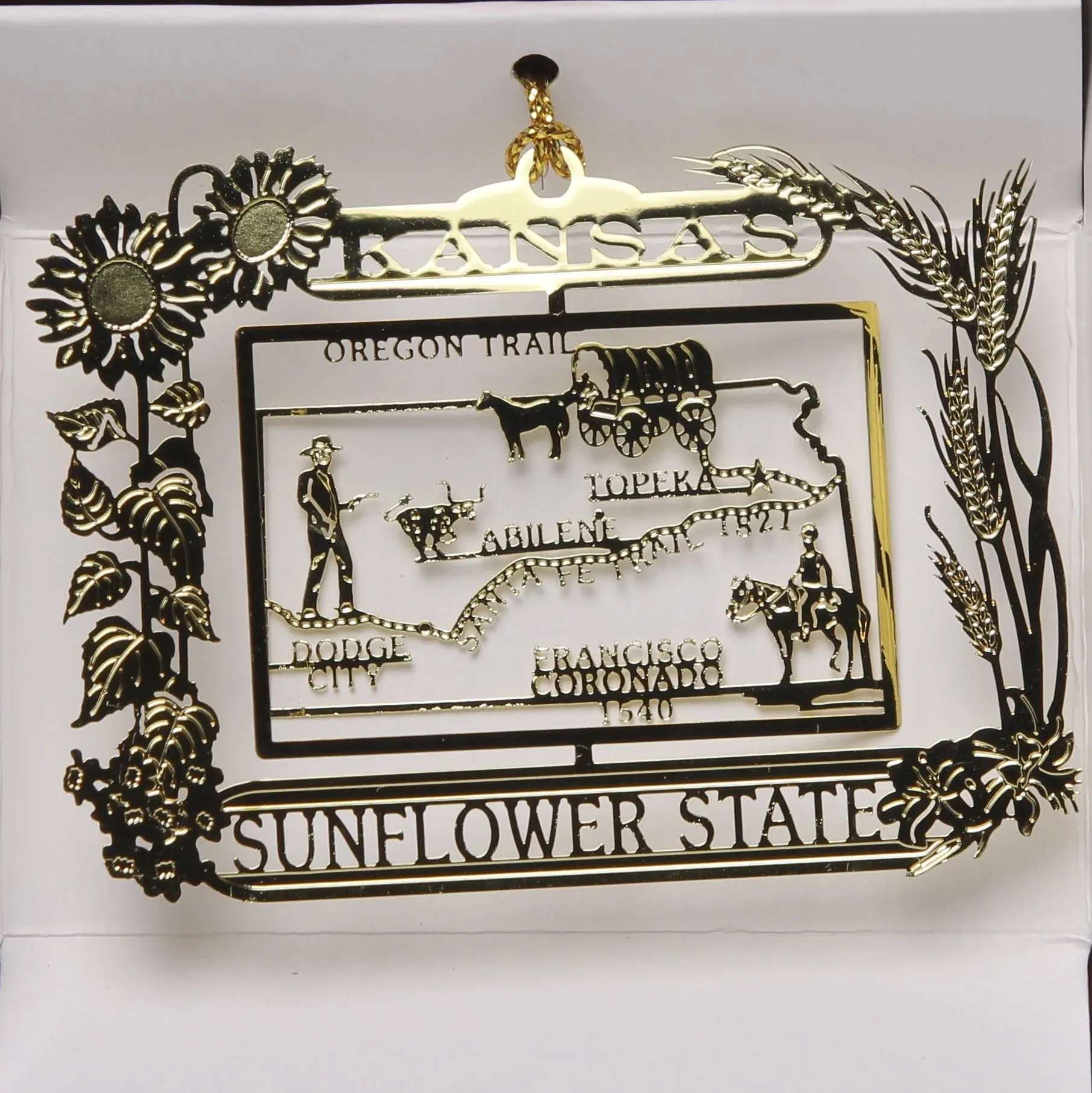 ALL 50 State Collectible Brass Ornaments SET