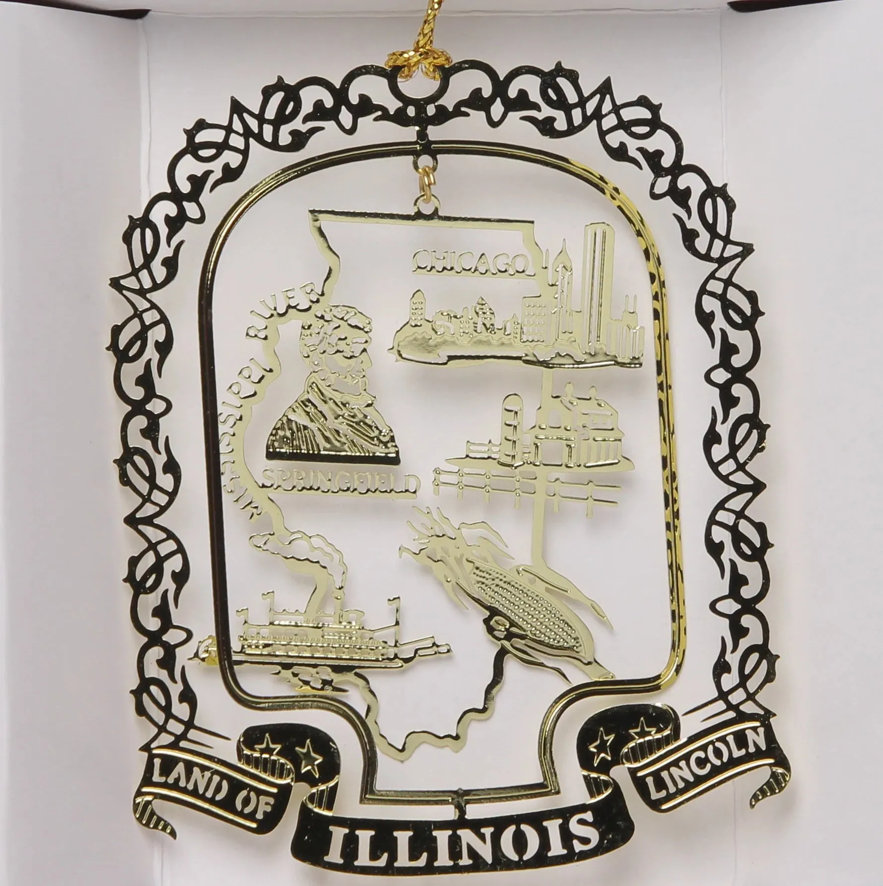 ALL 50 State Collectible Brass Ornaments SET