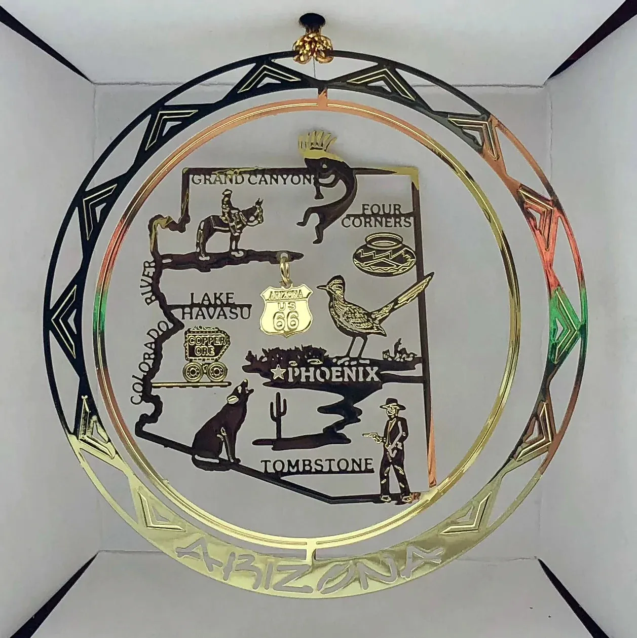 ALL 50 State Collectible Brass Ornaments SET