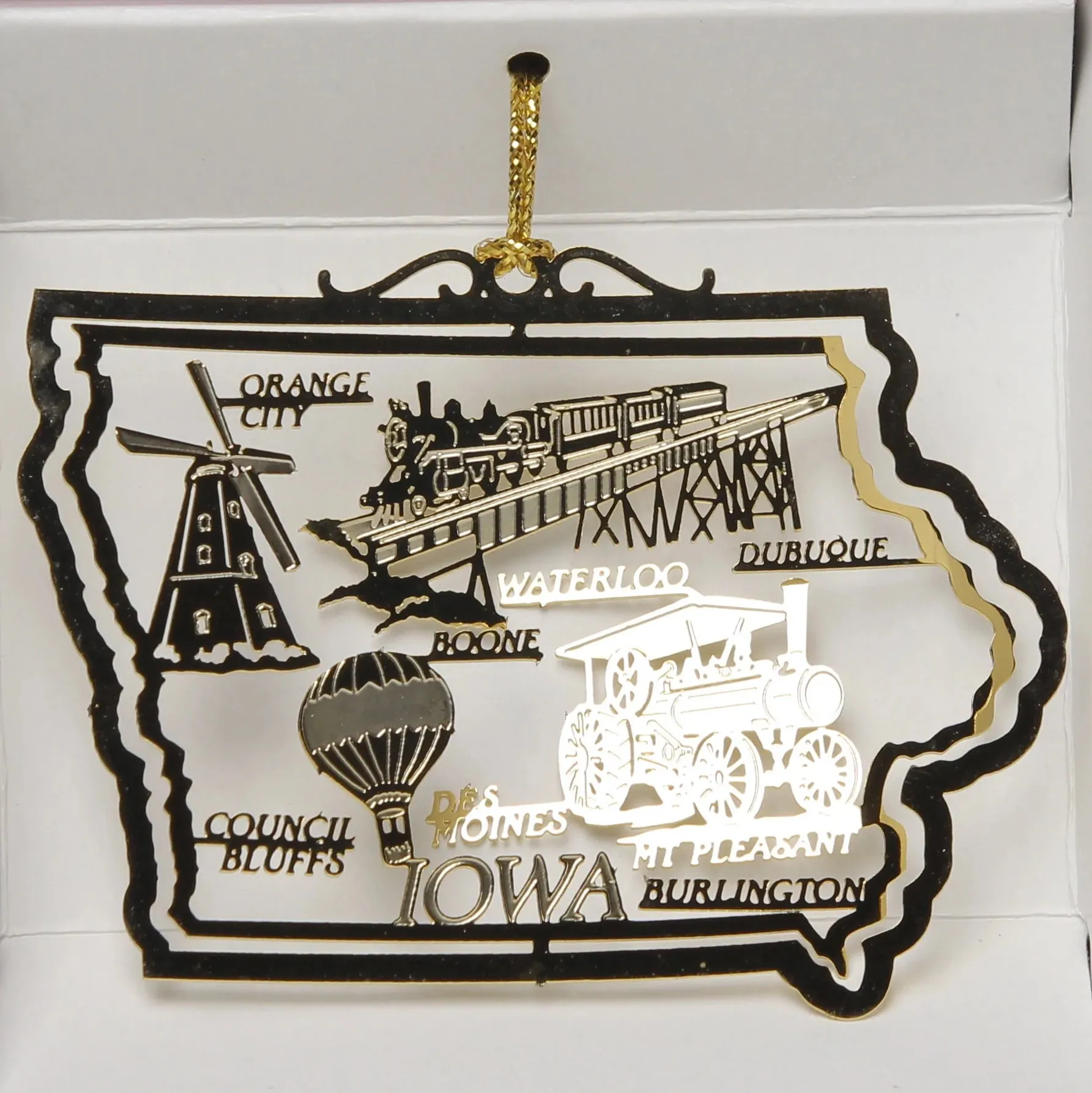 ALL 50 State Collectible Brass Ornaments SET