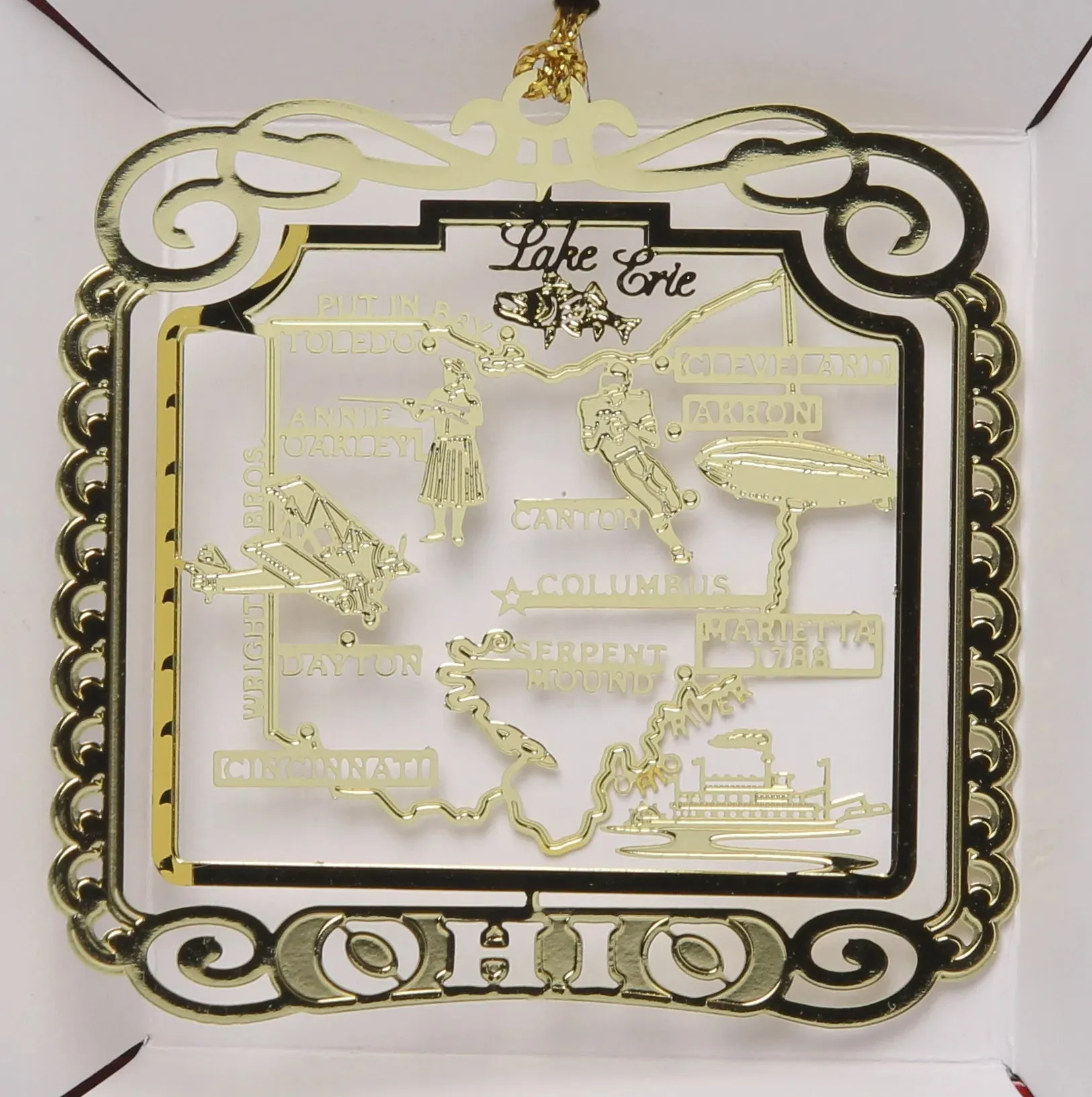 ALL 50 State Collectible Brass Ornaments SET