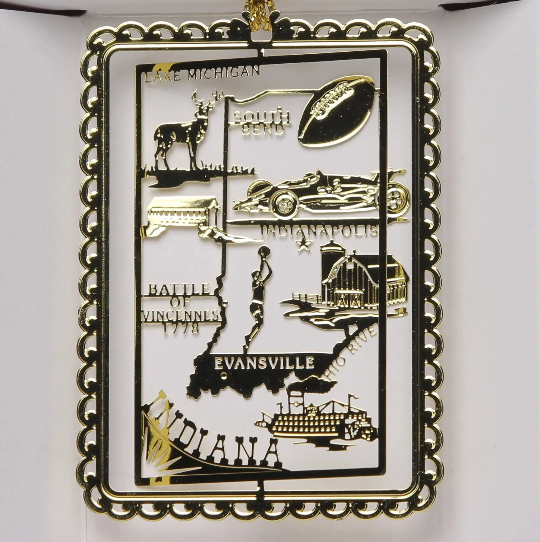 ALL 50 State Collectible Brass Ornaments SET