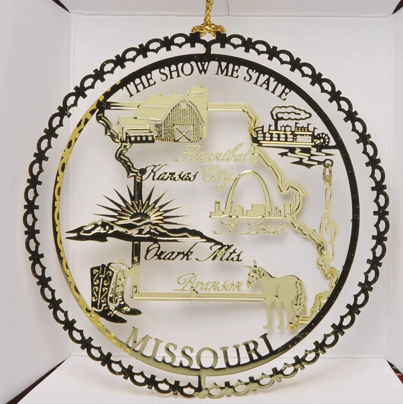 ALL 50 State Collectible Brass Ornaments SET