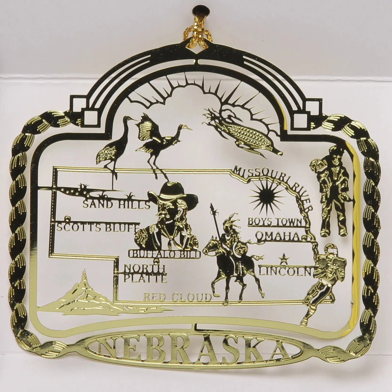 ALL 50 State Collectible Brass Ornaments SET