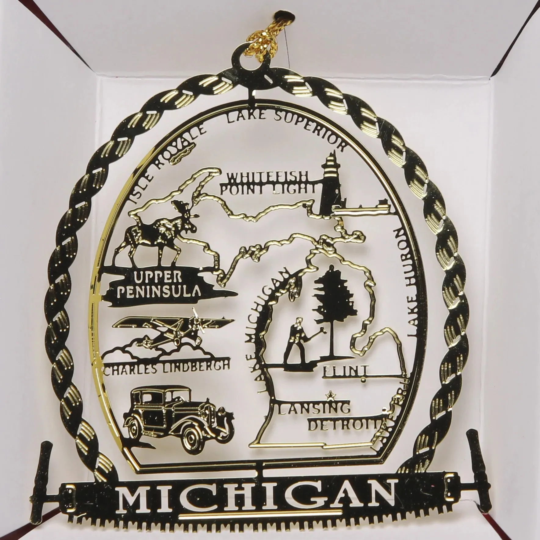ALL 50 State Collectible Brass Ornaments SET