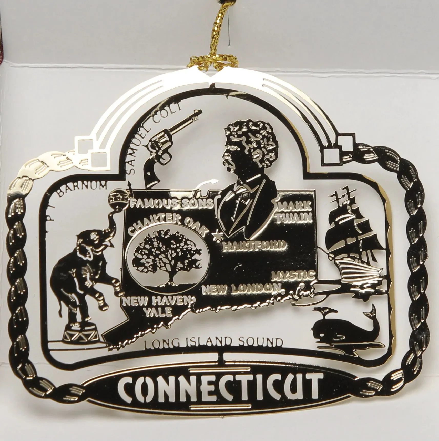 ALL 50 State Collectible Brass Ornaments SET