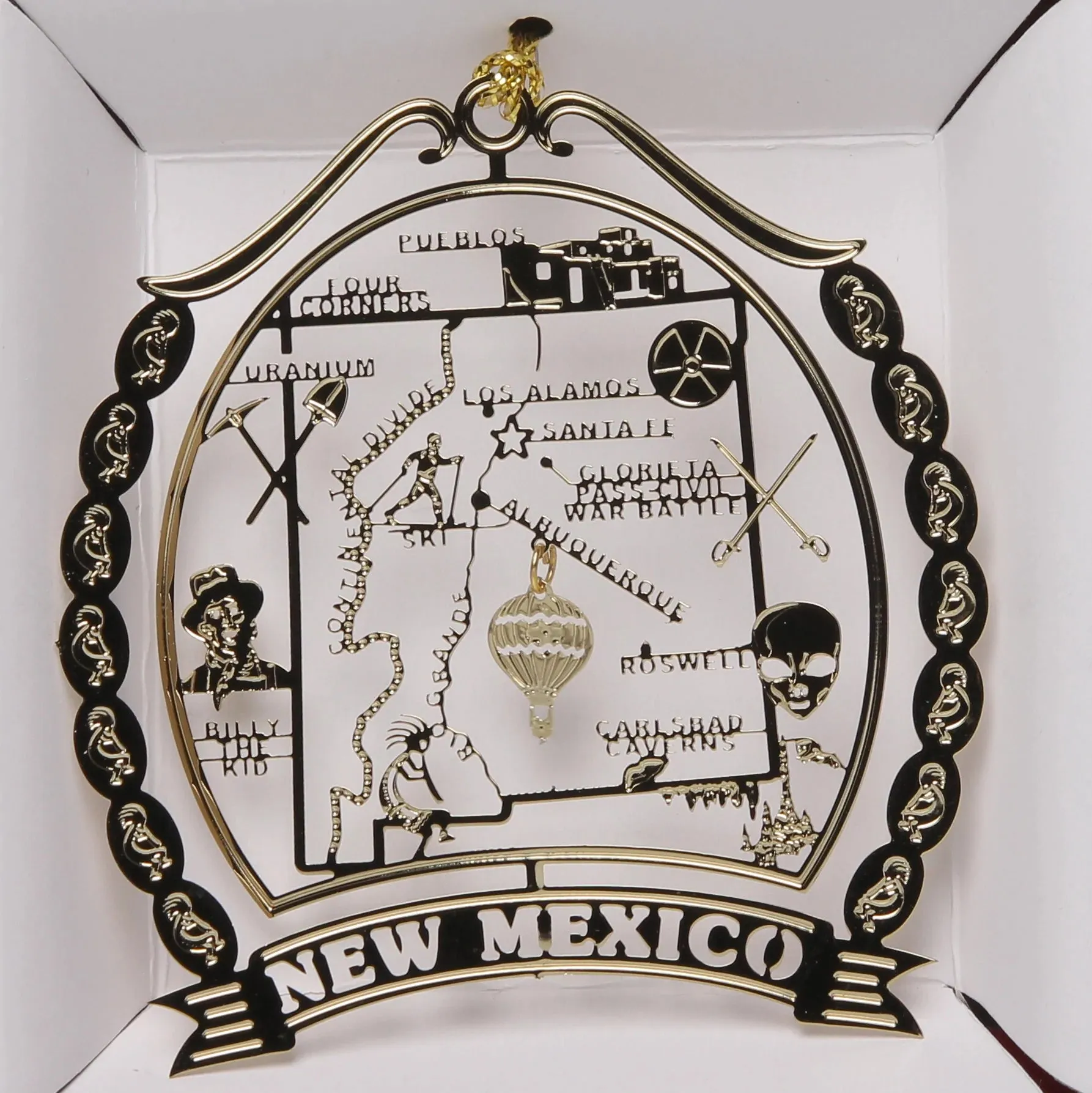 ALL 50 State Collectible Brass Ornaments SET