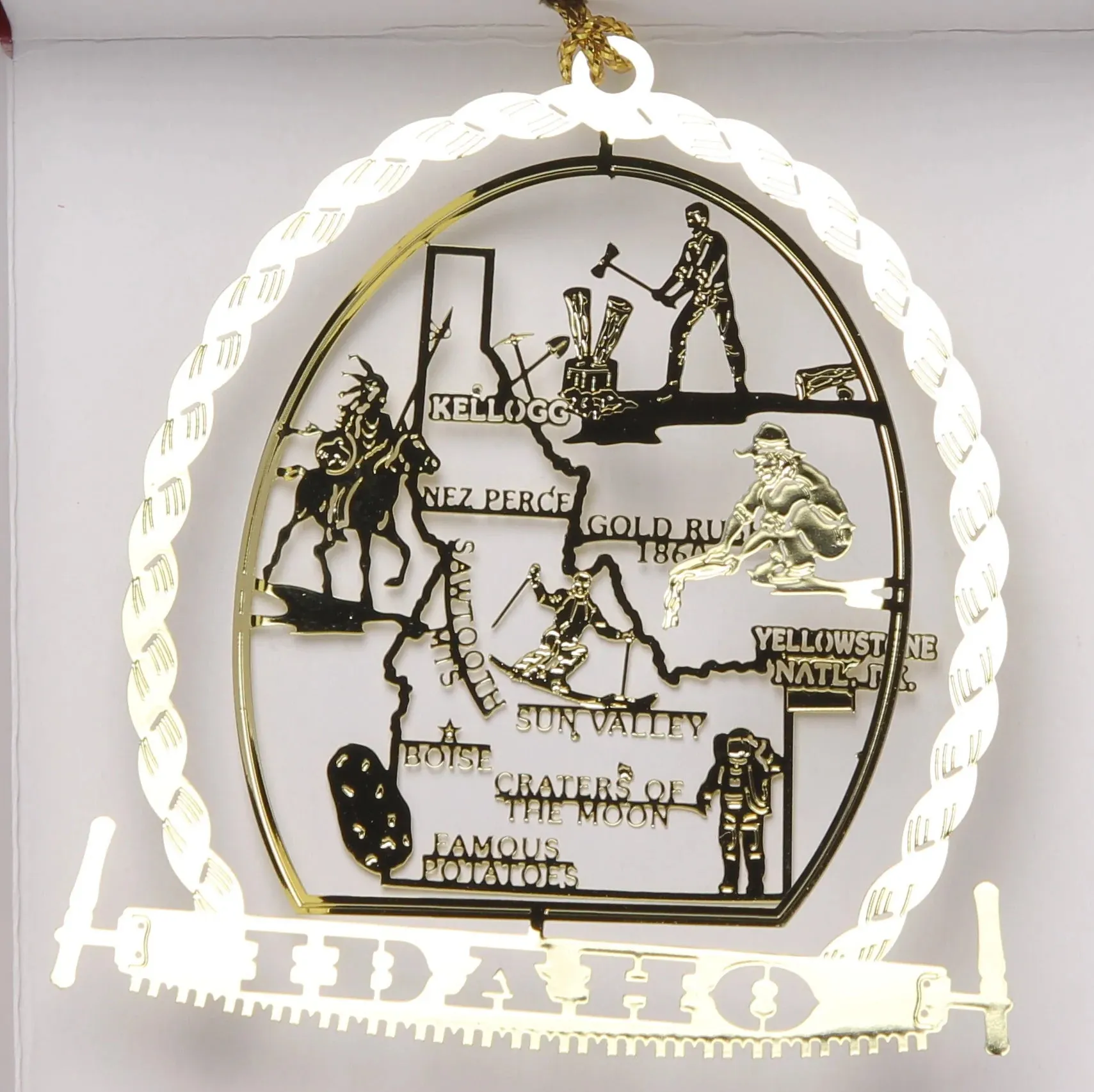 ALL 50 State Collectible Brass Ornaments SET