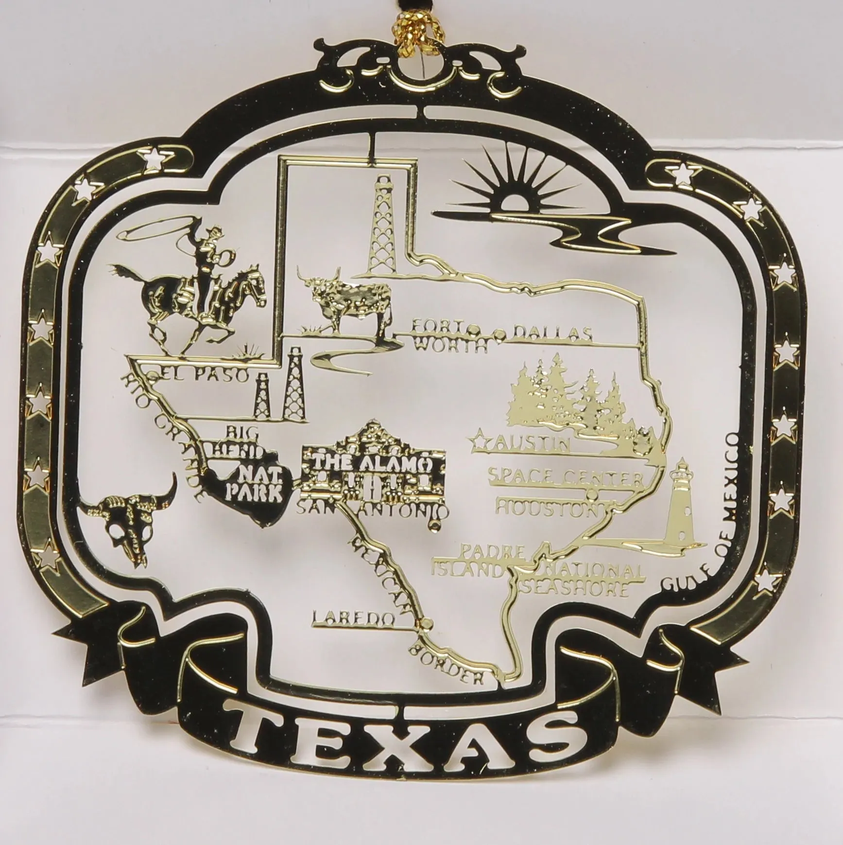 ALL 50 State Collectible Brass Ornaments SET