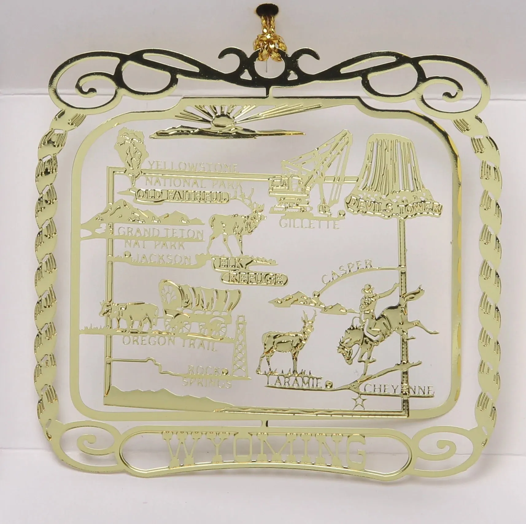 ALL 50 State Collectible Brass Ornaments SET