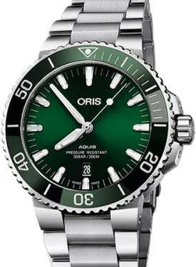 Aquis Date Green - Bracelet - 43.5mm - Ref.  01 733 7730 4157-07 8 24 05PEB