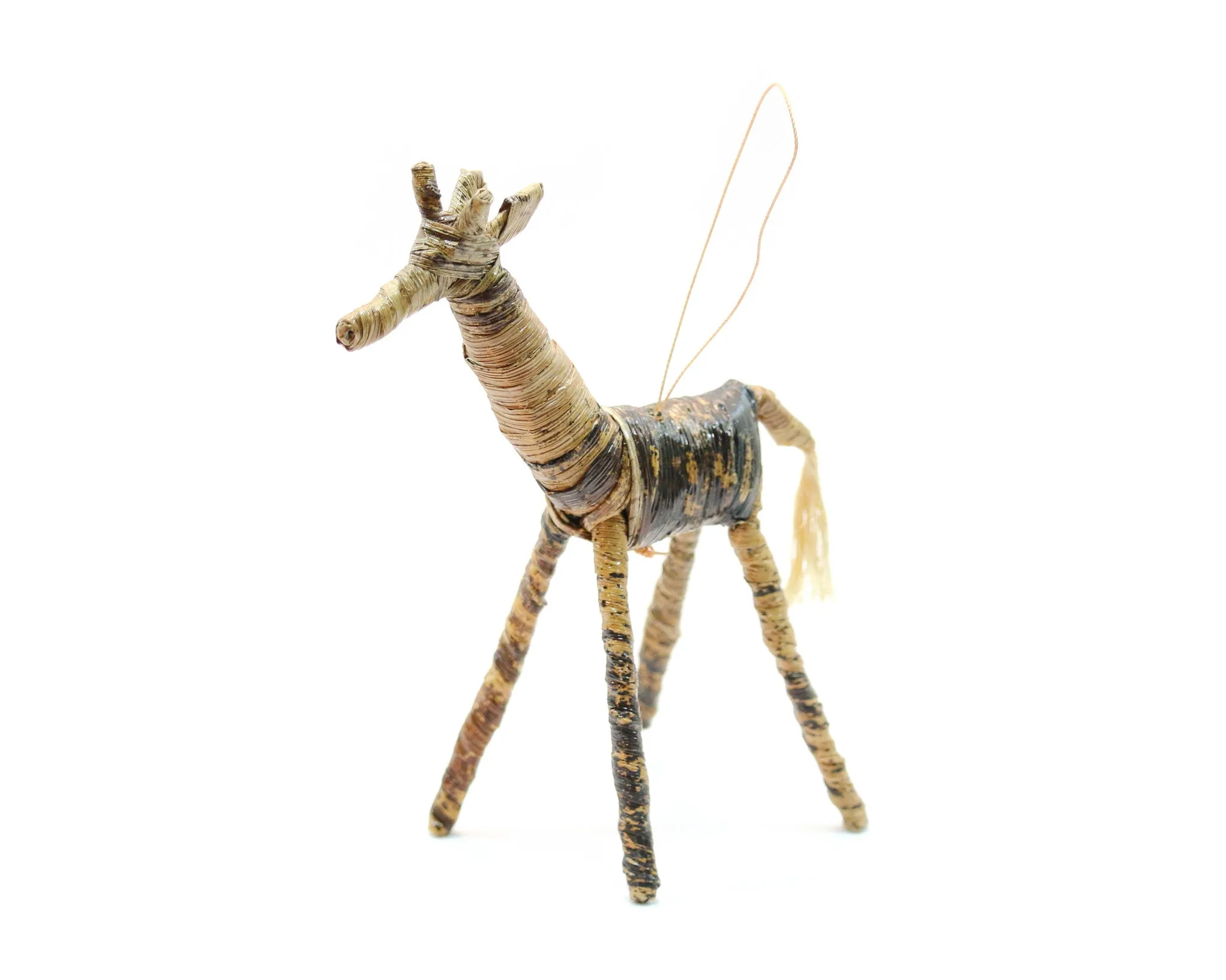 Banana Fiber Animal Ornament