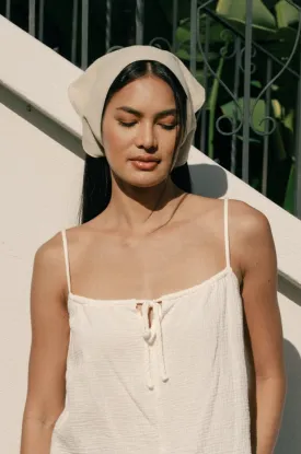 Bandana in Oatmeal Linen