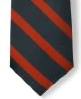 Bar Stripe Clip-On Uniform Ties- 6-Pack 707 Navy/Red