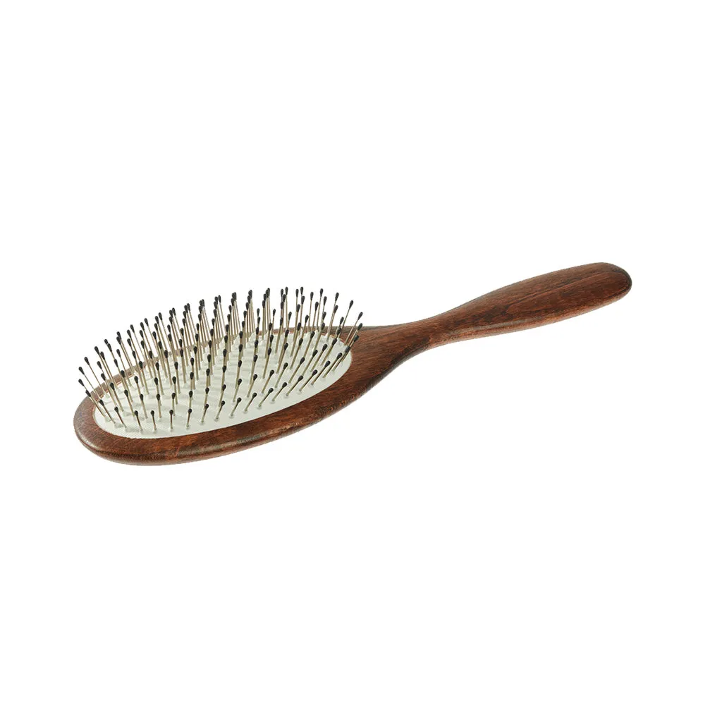 Beech Wood Steel Pin Hairbrush