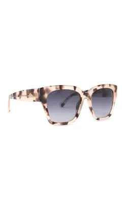 Bella II Cream Tortoise and Grey Gradient Sunglasses