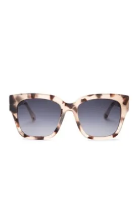 Bella II Cream Tortoise and Grey Gradient Sunglasses