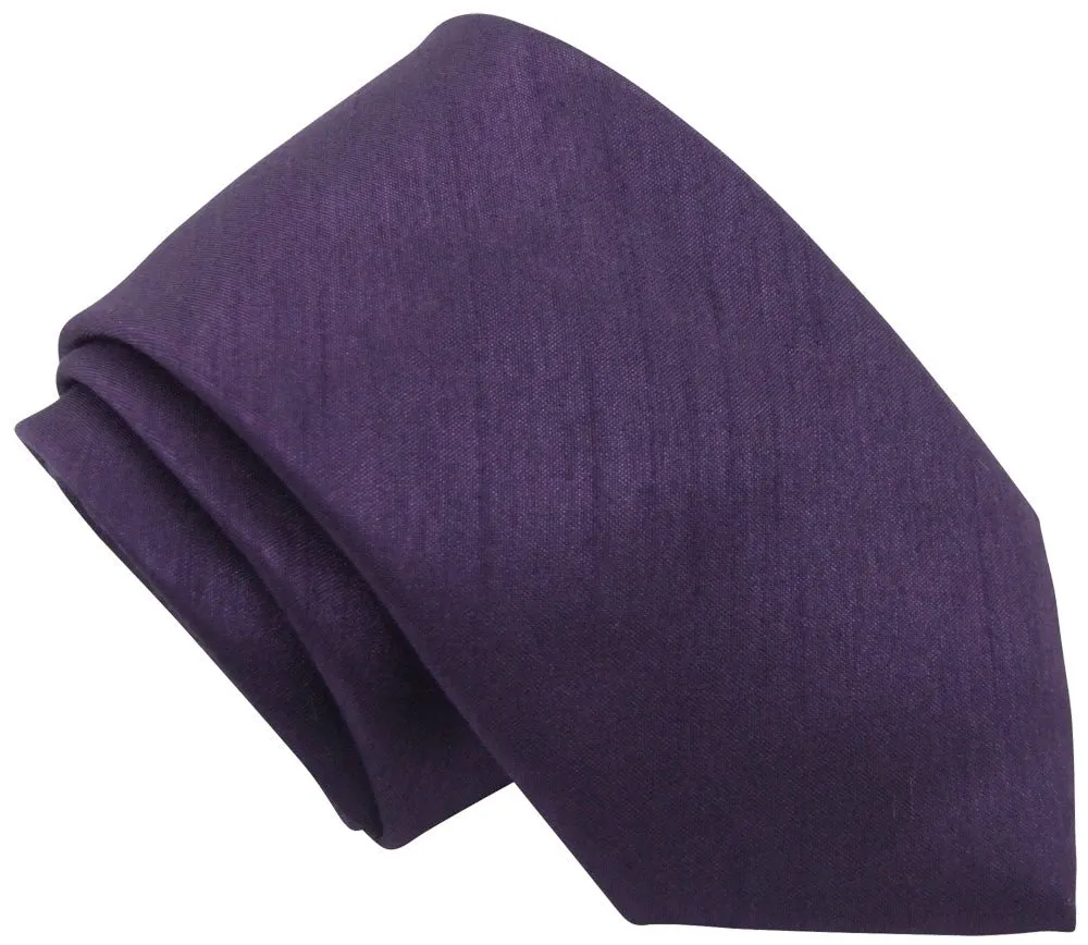 Blackberry Shantung Boys Ties