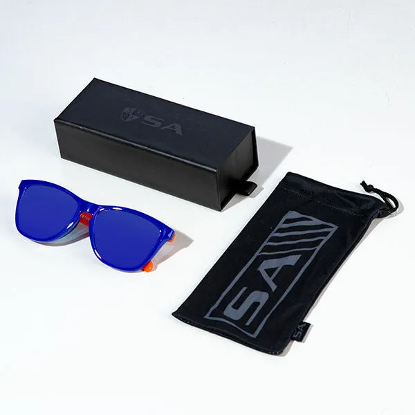 Boca Game Day Sunglasses | Blue and Orange