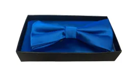 Bow Tie Set (Bow Tie & Pocket Square), Royal Blue