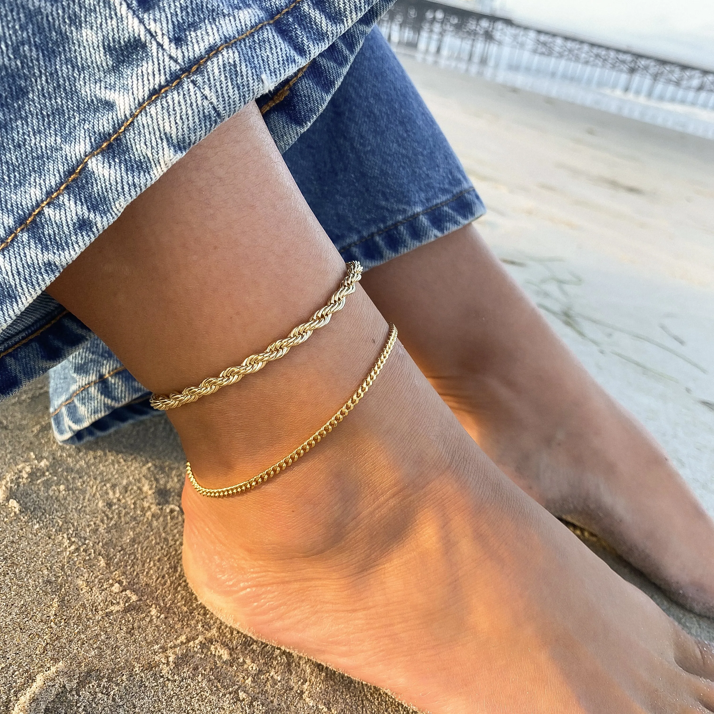 Bowie Rope Anklet