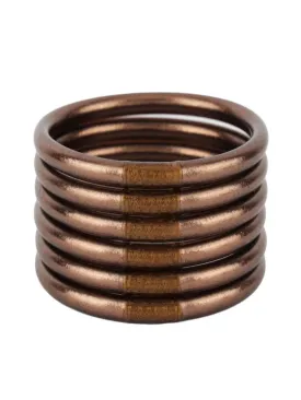 BuDhaGirl Meteorite All Weather Bangles MD (Set of 6)