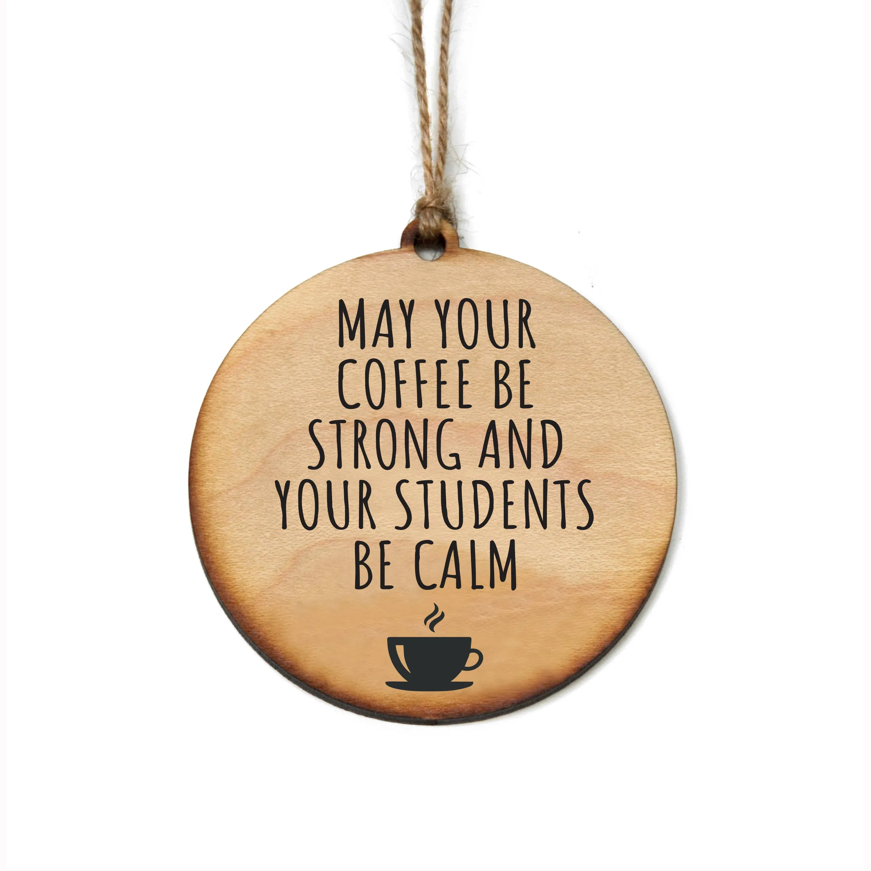 Calm Student Teacher Ornament