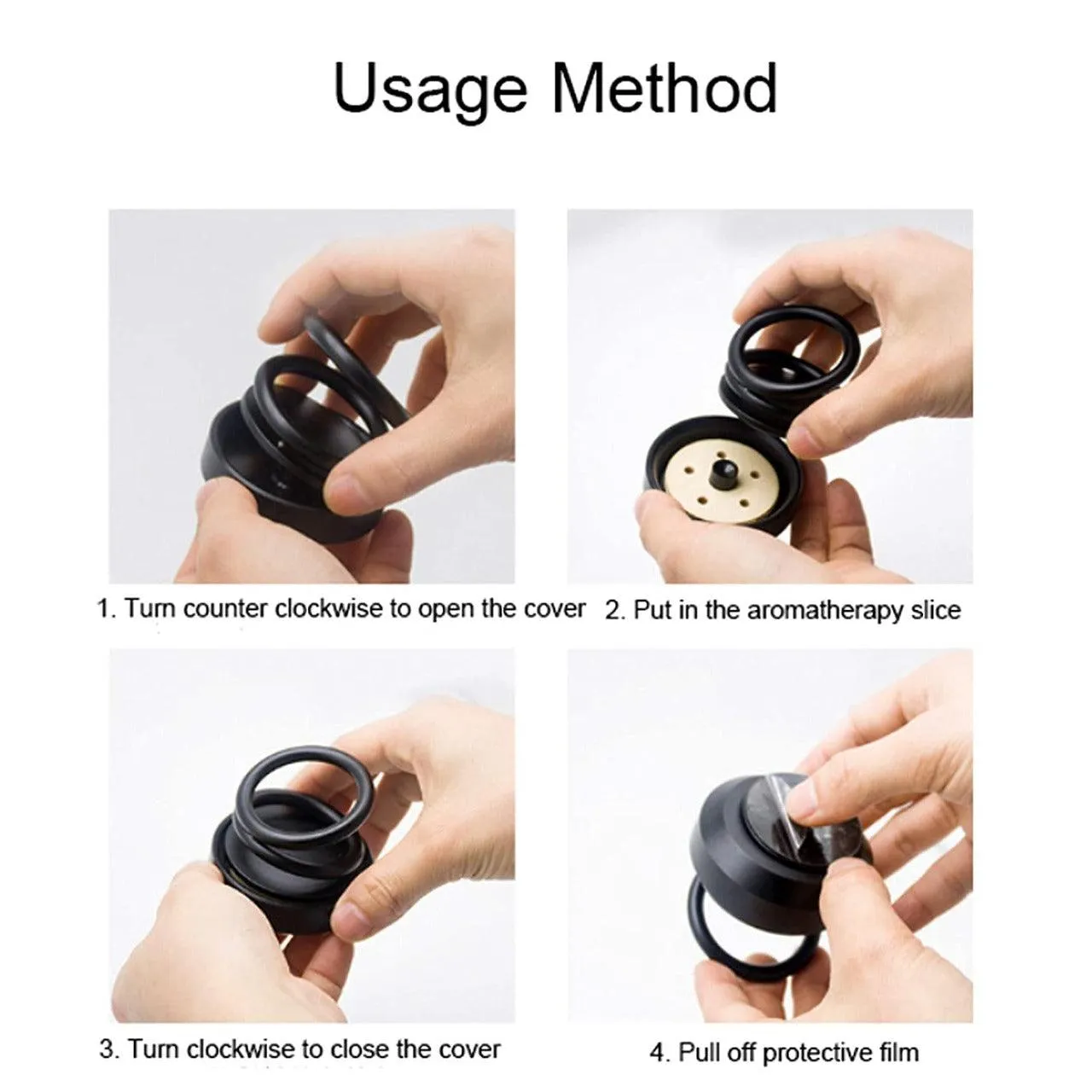 Car Solar Rotating Aromatherapy Ornaments