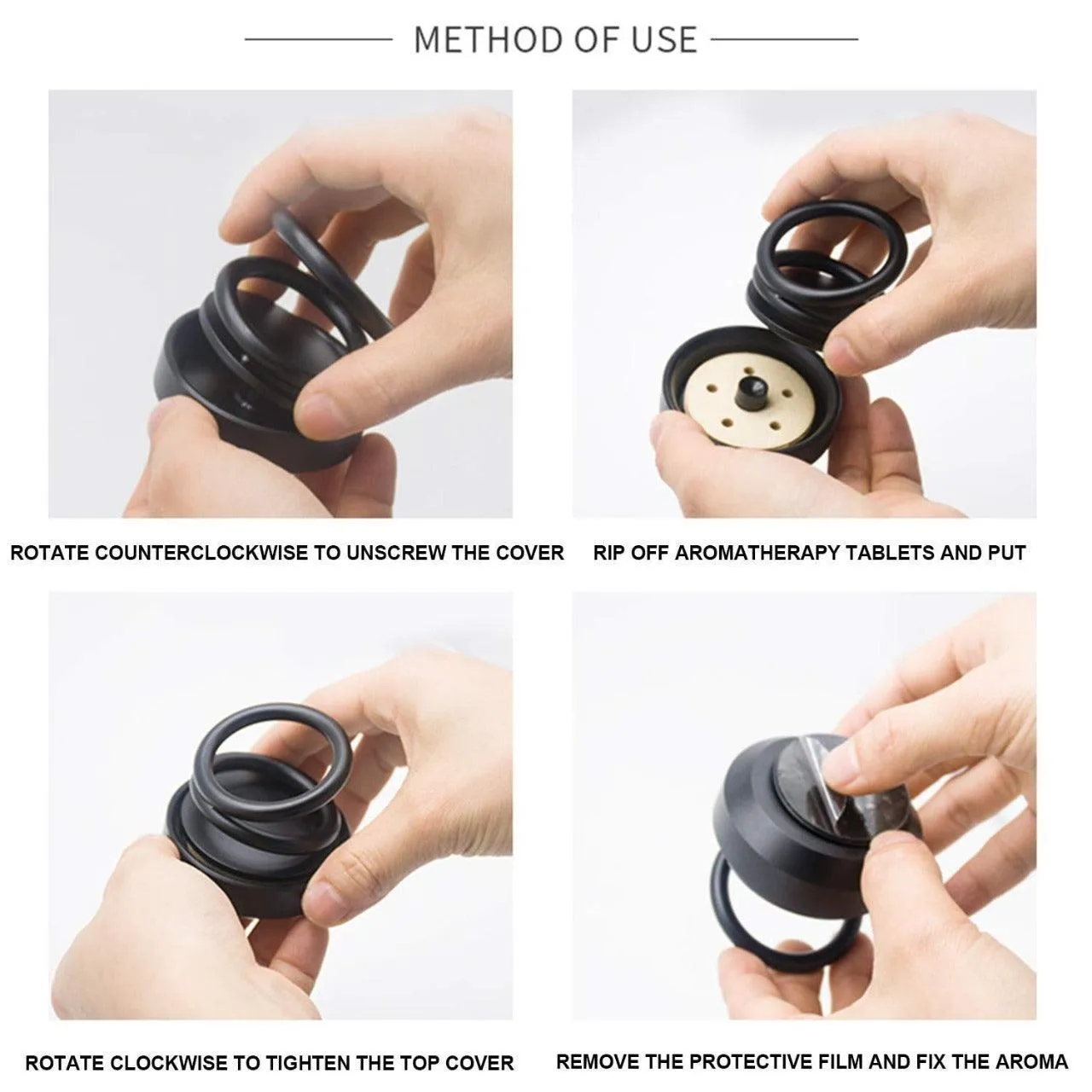 Car Solar Rotating Aromatherapy Ornaments