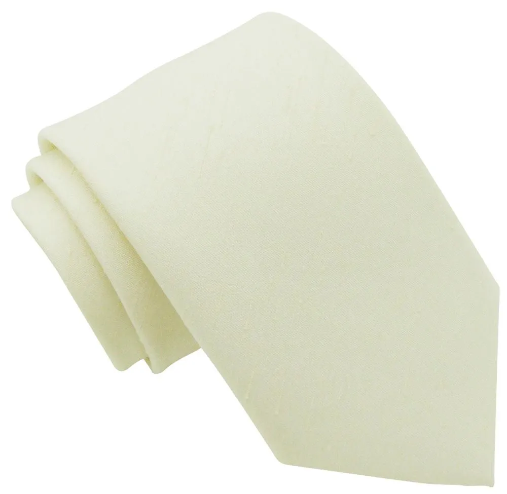 Champagne Ivory Shantung Boys Ties